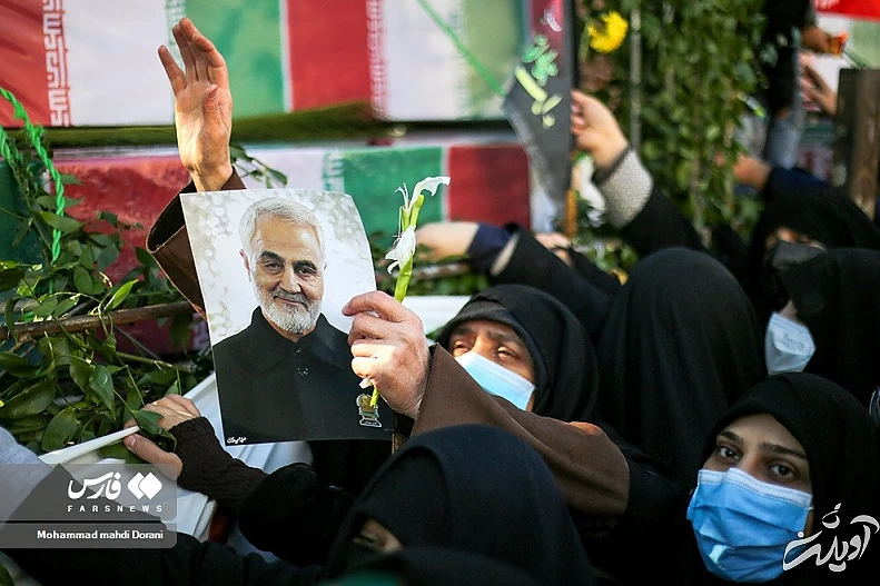 (تصاویر) تشییع ۱۵۰ شهید گمنام در تهران